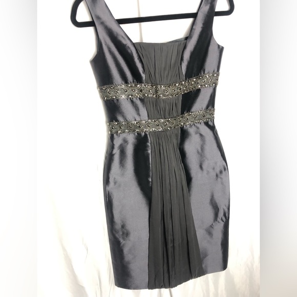 Kevan Hall silk dress with beading - Picture 2 of 6